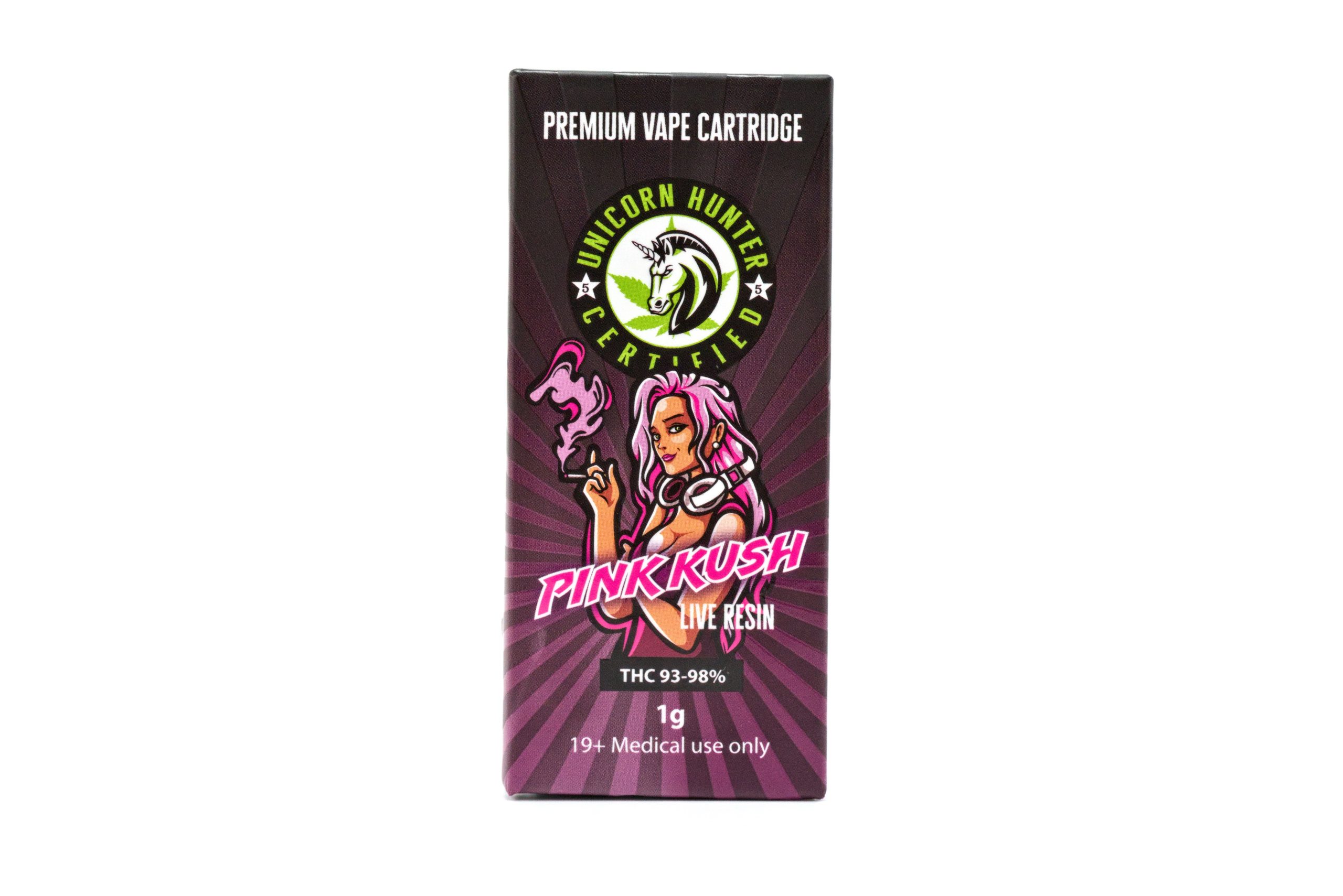Unicorn Hunter Vape Cartridge Pink Kush 1g - BC Exotics