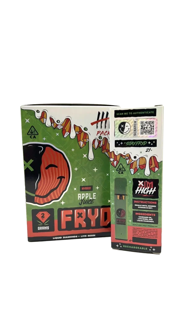 Fryd Apple Juice Liquid Diamond Disposable Vape Pen 2g