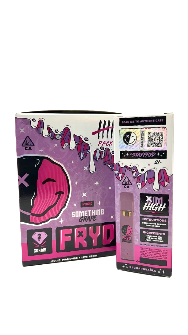 Fryd Something Grape Liquid Diamond Disposable Vape Pen 2g