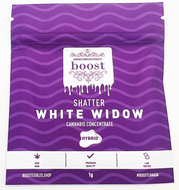 Boost Shatter – White Widow 1g | Hybrid