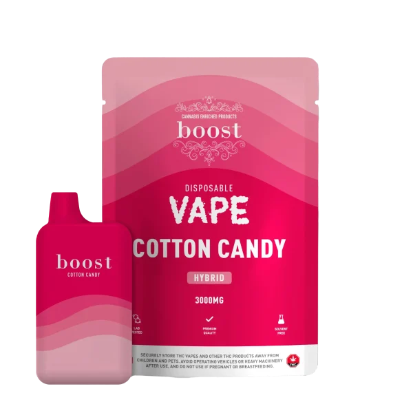 Buy Boost Cotton Candy Pouch 3g Disposable Vape