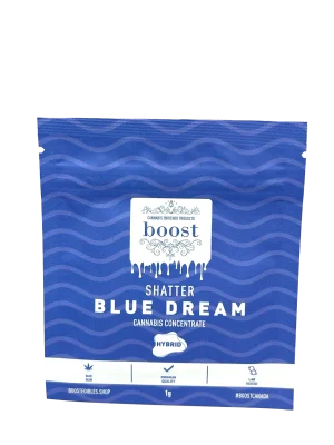 Buy Boost Blue Dream 1g Shatter Cannabis Concentrate