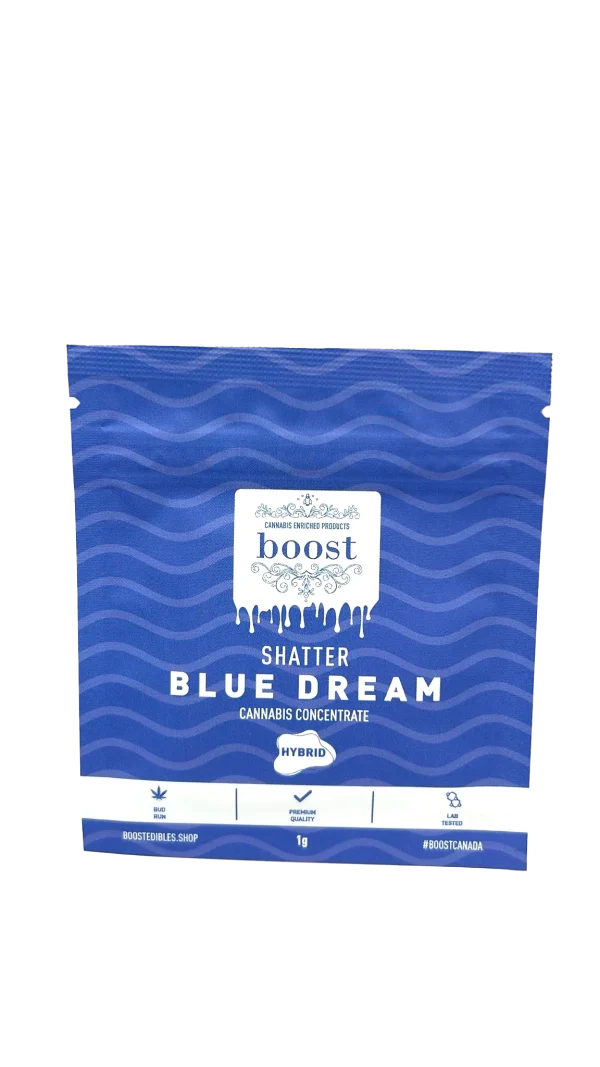 Buy Boost Blue Dream 1g Shatter Cannabis Concentrate