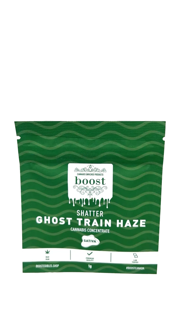 Buy Boost Ghost Train Haze 1g Shatter Cannabis Concentrate