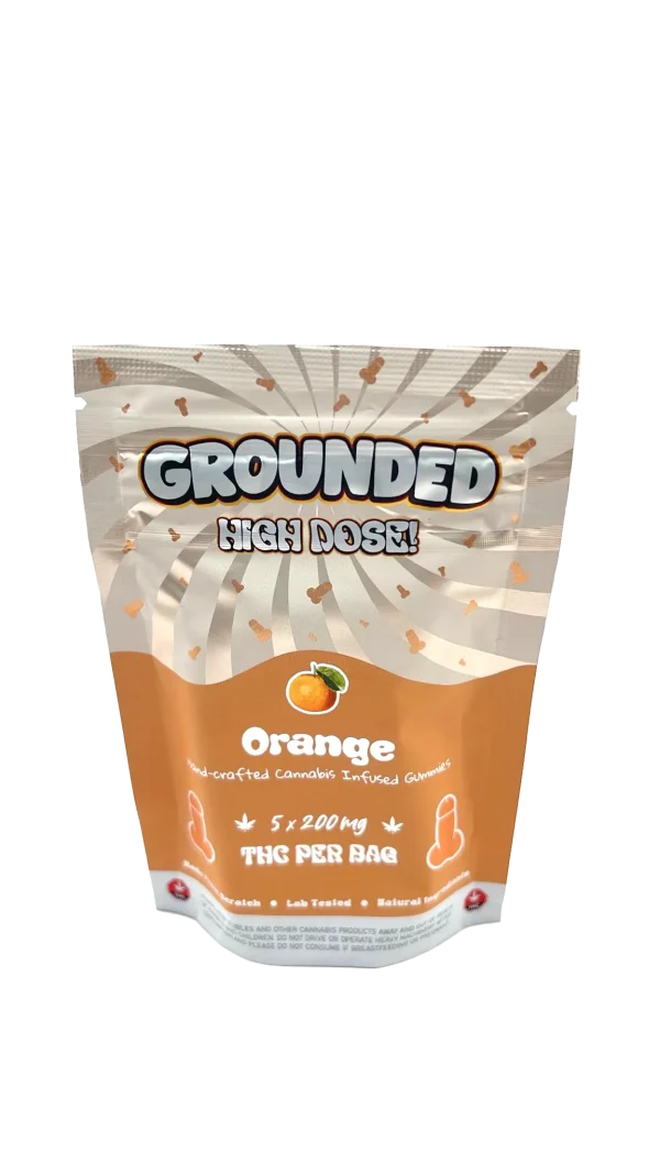 Buy Grounded High Dose Orange Cock Gummies, Edibles 1000mg