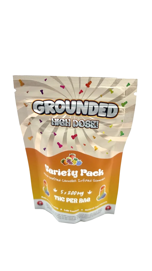 Buy Grounded High Dose Variety Pack Cock Gummies, Edibles 1000mg