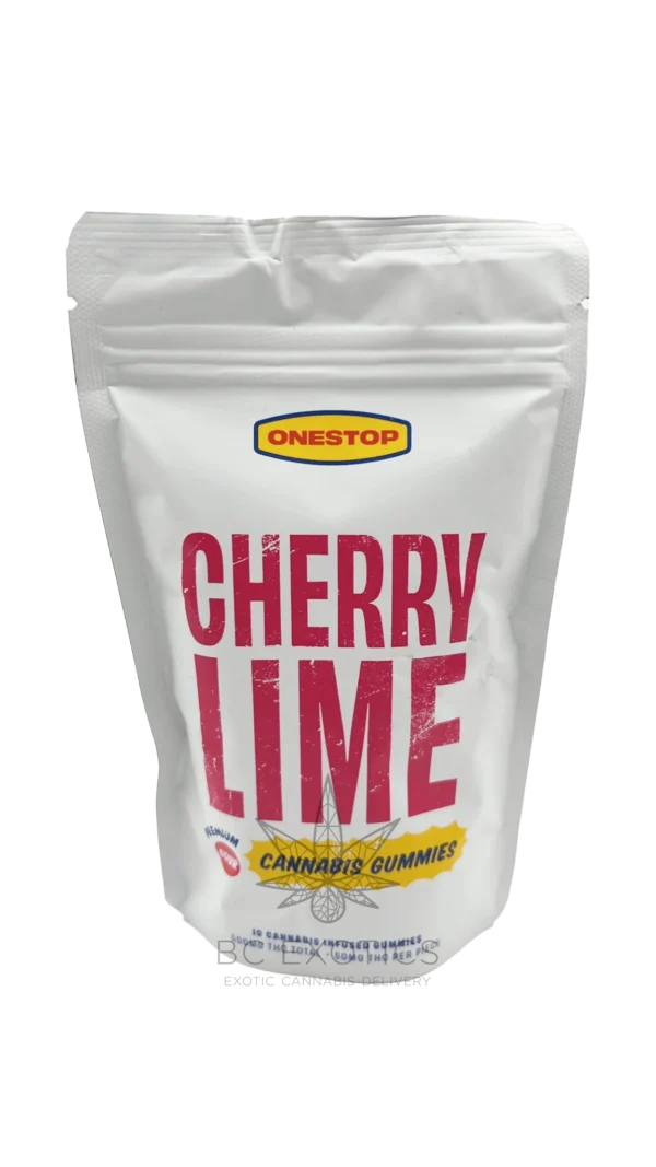 Onestop - Sour Cherry Lime 500mg THC Gummies